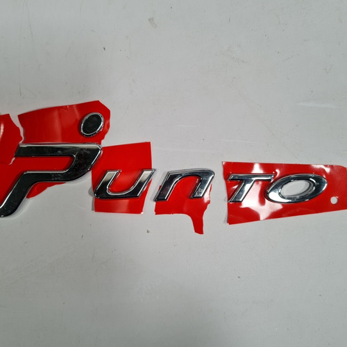 Emblema Punto Tapa Maleta 51781557 Original Fiat Foto 3