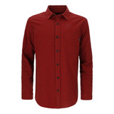 Camisa Manga Larga Barker Hombre Rojo