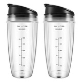 Vasos De Repuesto De 24 Oz Compatibles Para Ninja Bn401, Bn7