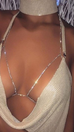 Body Chain Accesorio Corpiño Strass