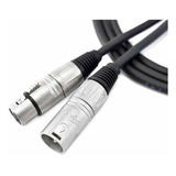 Cabo Microfone Balanceado Santo Angelo Xlr 3m 