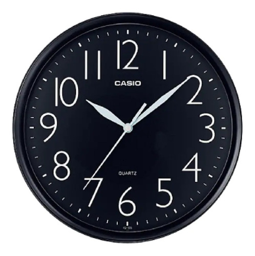 Reloj Pared Casio Iq-05 Relojesymas Color De La Estructura Negro (1)
