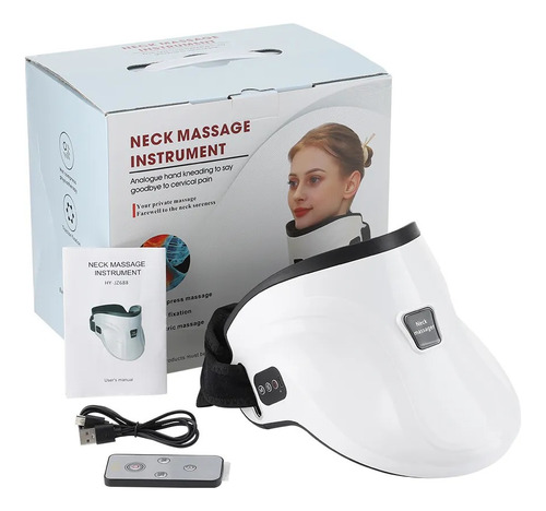 Massageador Pescoço Elétrico Aquecimento Pressão Ar Cervical