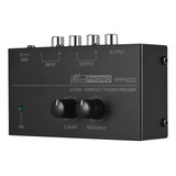 Pp500 Phono Tocadiscos Preamplificador Electrónico Mini