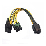 Cable Adaptador Splitter Pcie 6 A 2x 8 Pin (6+2) Pack 4