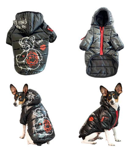 Abrigo Buzo Ropa Para Perros - Campera Puffer Xoxo Aps