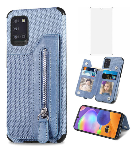 Asuwish Funda Para Teléfono Samsung Galaxy A31 Funda Tipo De