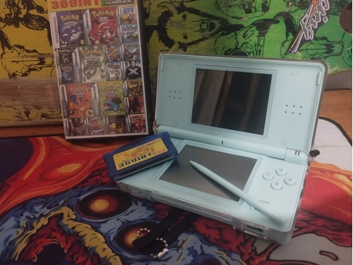 Console Nintendo Ds Lite Com Defeito Na Tela Superior 