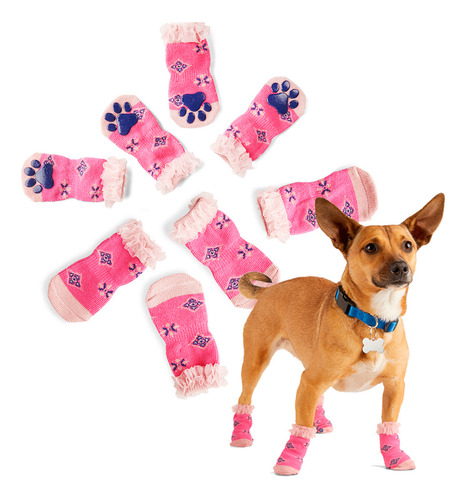 Calcetines Antideslizantes Para Perro Diferentes Diseños