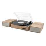 Lp&no.1 Tocadiscos Bluetooth Con Altavoces Estreo, Tocadisco