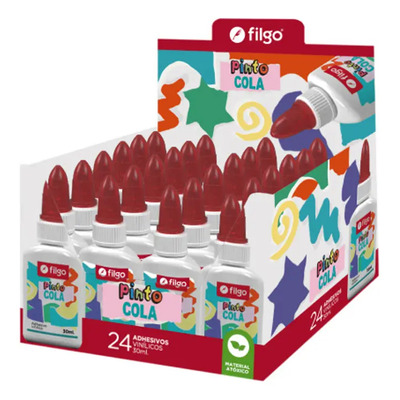Adhesivo Vinilico Filgo Pinto Cola 30ml Pack X24 Unidades Color Blanco