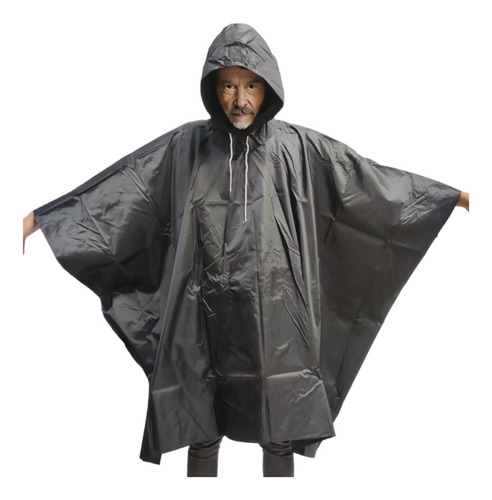 Capa Impermeable Poncho Para Lluvia Portatil Capucha