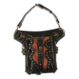 Bolsos La Cinturo Del Hombro Steampunk Pu Cuero Pierna