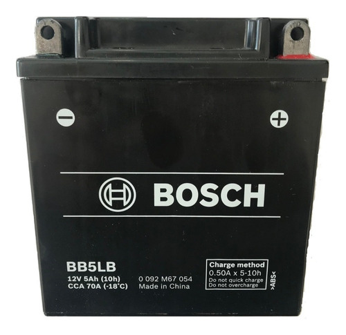 Bateria Bosch Gel 12n53b Yb5lb Fz 16 Ybr Bajaj 135 Mr Ituz