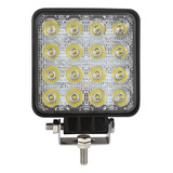 Faro Auxiliar Reflector 4x4 Led Off Road 48w 12 A 24v Camion