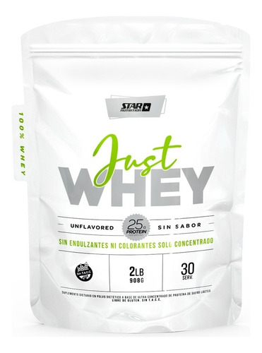 Just Whey Protein 2lbs Sin Sabor Star Nutrition