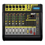 Consola Potenciada Mixer Skp Vz60ii 6ch 200+200 Rms Eq Usb