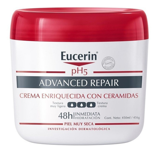 Eucerin Ph5 Crema Advanced Repair Piel Muy Seca X 450 Ml