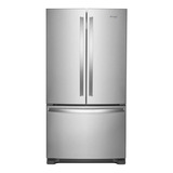 Refrigerador Inverter No Frost Whirlpool Wrf535swhz Plateado Con Freezer 708l 220v