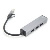 Adaptador Ethernet Tipo C3.0 Usb C Usb A Hub Low Network