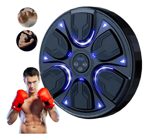 Máquina De Boxeo Musical,ring De Box  Con Guantes Para Niños