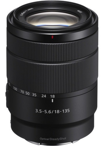 Lente Sony E 18-135 Mm F/3,5-5,6 Oss - Sel18135 + Nf-e