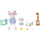 Sylvanian Families Ratoncitos, Hora Del Baño Calico Critters