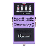 Pedal De Efecto Boss Waza Craft Dimension C Dc-2w  Violeta