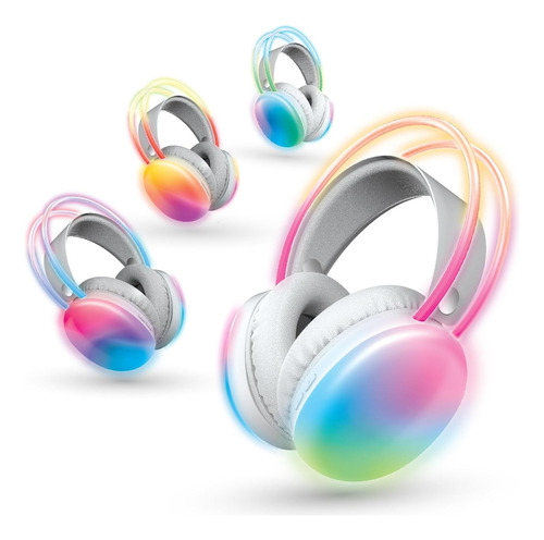 Audifonos Bluetooth Inalambricos - Disco Pulse - Colores Led