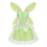 Vestido De Princesa Tinker Bell Para Niña  Fiesta De Hallowe