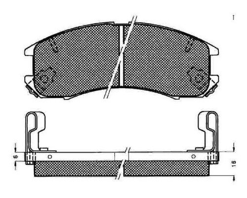 Pastillas Freno Para Ford Probe 2.2 - 3.8 I 89/93 Delantera Foto 2