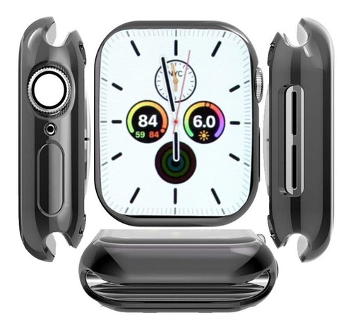 Case Protector Tpu Color Para Apple Watch Serie 5 40mm 44mm
