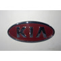 Emblema Parrilla Kia Fondo Rojo Carato/sorento/optima Kia Pregio