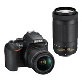 Nikon Kit D3500 + Lente 18-55mm Vr + Lente Af-p Dx Nikkor 70-300mm F/4.5-6.3g Ed