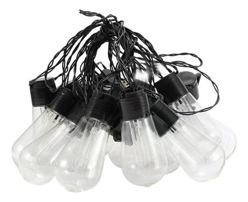 Luzes Solares Garland 11 Metros 30 Refletores String Lights