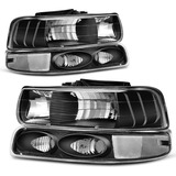 Headlight Assembly Compatible With 1999-2002 Chevy Silverado