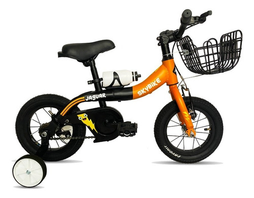 Bicicleta Skybike Niño Ruedas Entrenadora Rodada 12 Color Naranja