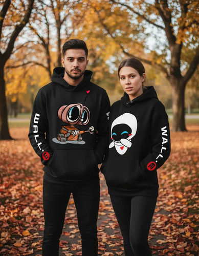 Duo Sudaderas Wall-e Y Eva