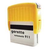 Timbre Automatik 911 Hasta 4 Líneas De Texto Color Del Exterior Amarillo