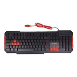 Teclado Multilaser Gamer Red Keys Alta Performance Tc160