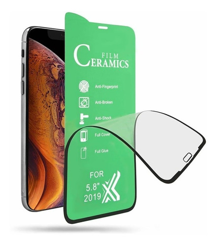 Vidrio Templado Ceramico 9d iPhone 11 / No Se Rompe