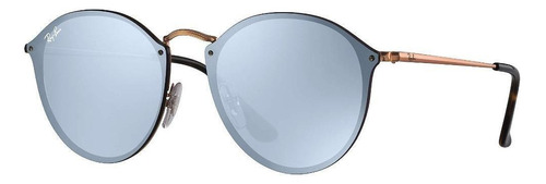 Ray Ban Rb3574n 9035/1u Round Metal Blaze Lila Espejo Bronce