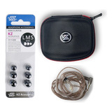 Cable Kz + Estuche + 3 Pares Almohadillas Originales - Representante Oficial Kz