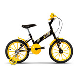 Bicicleta Infantil Menino Menina Aro 16 Com Rodinhas E Cesto