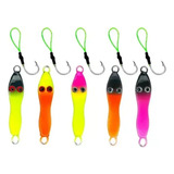 5 Jumping Jig Sapinho 15g+5 Sup. Hook Robalo Isca Artificial