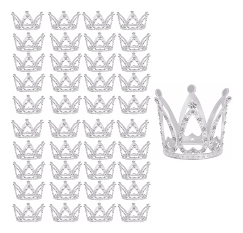 Diadema Completa Con Forma De Corona De Reina De 60 Pcs