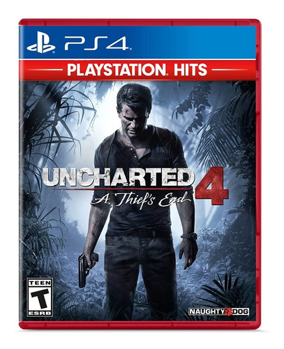 Videojuego Uncharted 4 A Thief's End Ps4 Playstation Hits