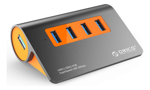 Hub Usb 3.1 Con Alimentación Orico, Concentrador De Datos Us