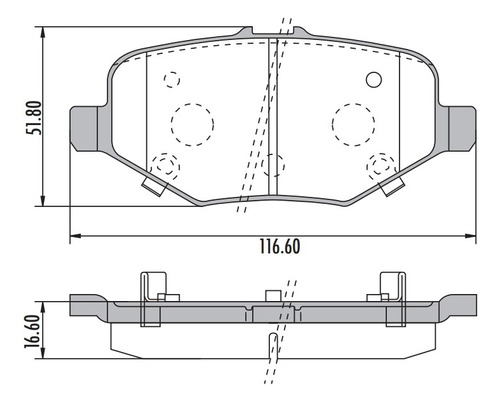 Pastilla Freno Traseras Ford Explorer 3.5 Lts 2013 2018  Foto 3