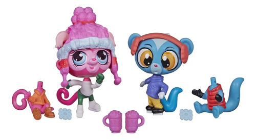 Littlest Pet Shop Sunil Nevla & Minka Mark Hasbro 